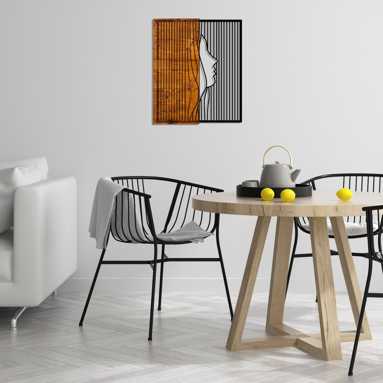 Poze Accesoriu decorativ de perete din lemn Esaret
