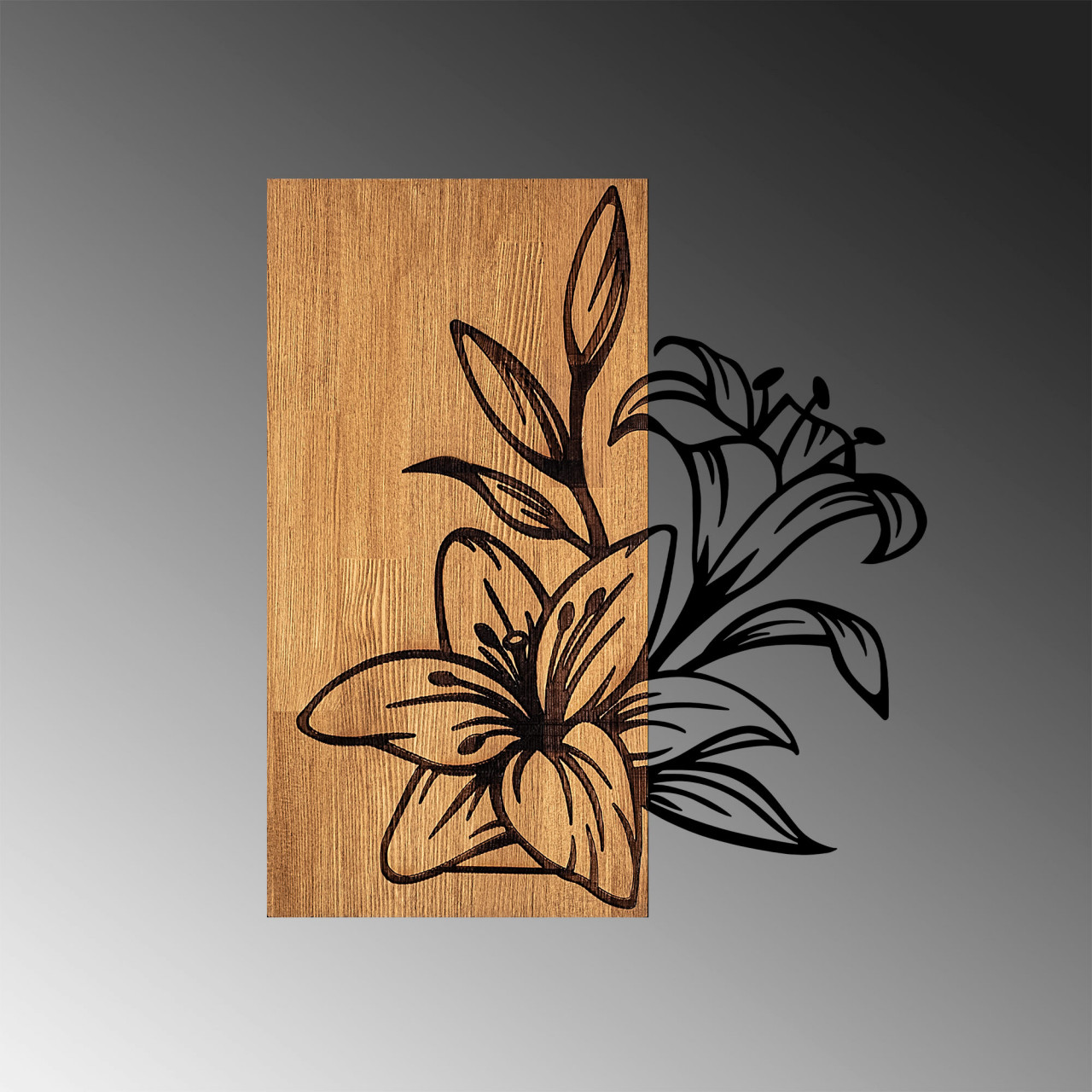 Poze Accesoriu decorativ de perete din lemn MA-280