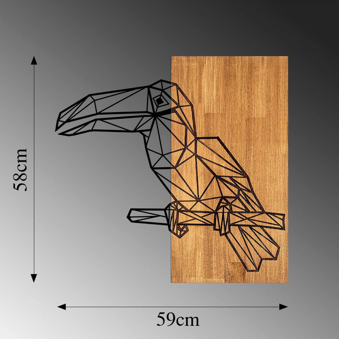 Poze Accesoriu decorativ de perete din lemn MA-293