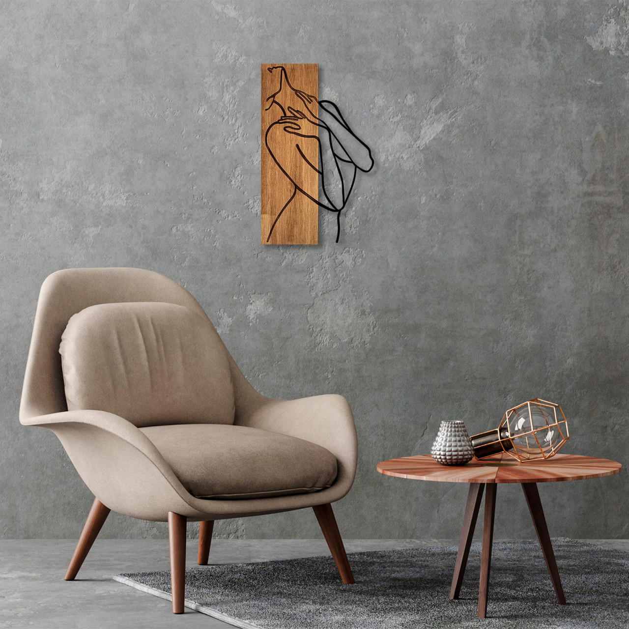 Poze Accesoriu decorativ de perete din lemn MA-297