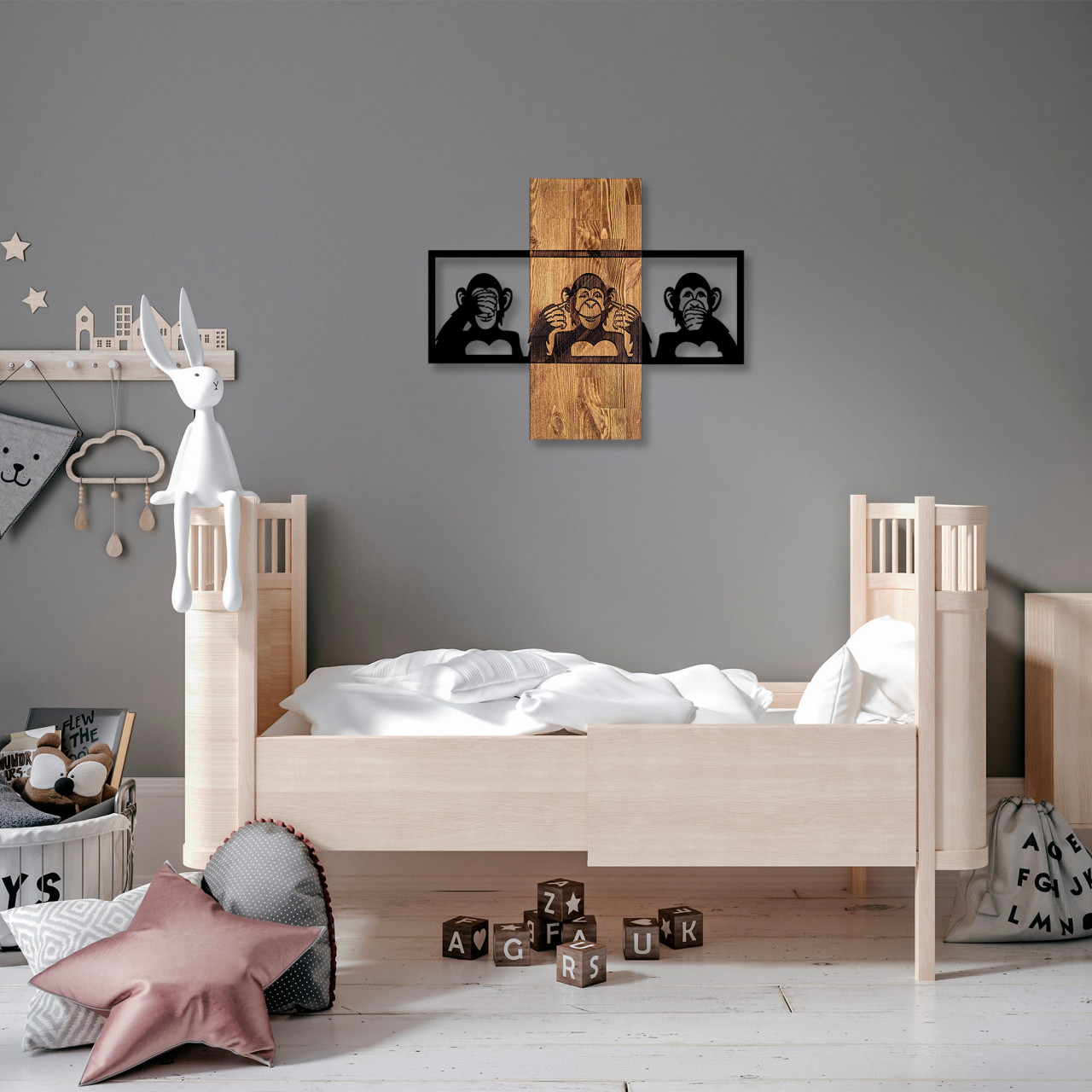 Poze Accesoriu decorativ de perete din lemn MA-300