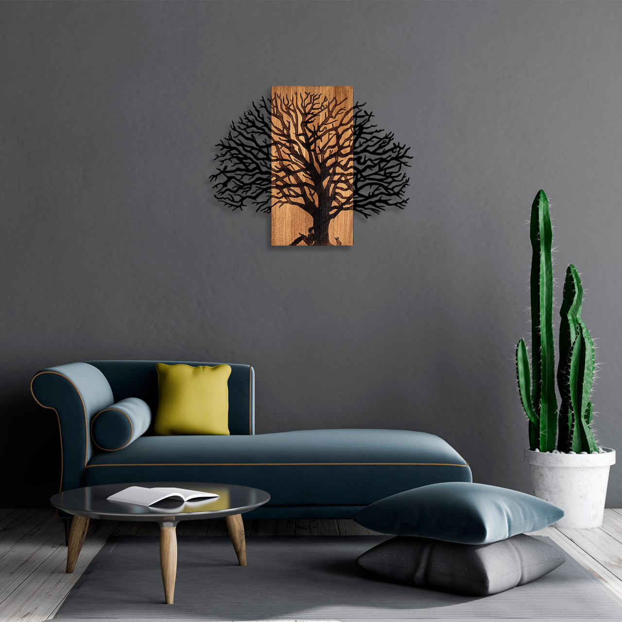 Poze Accesoriu decorativ de perete din lemn MA-307