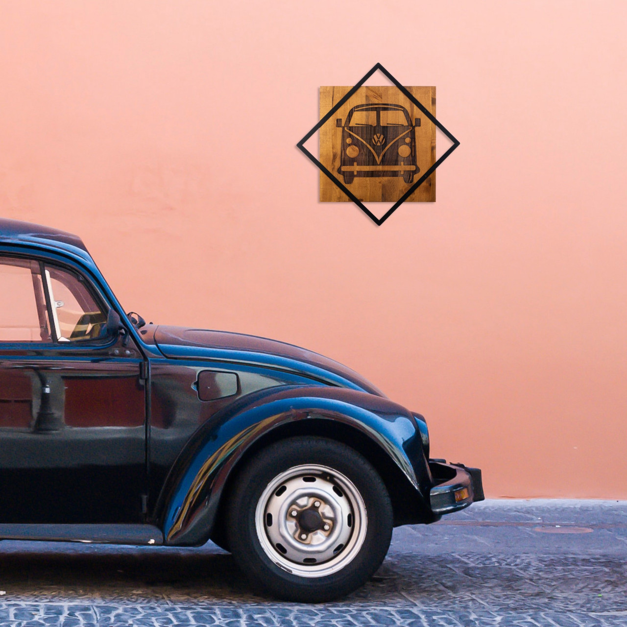 Poze Accesoriu decorativ de perete din lemn Old car