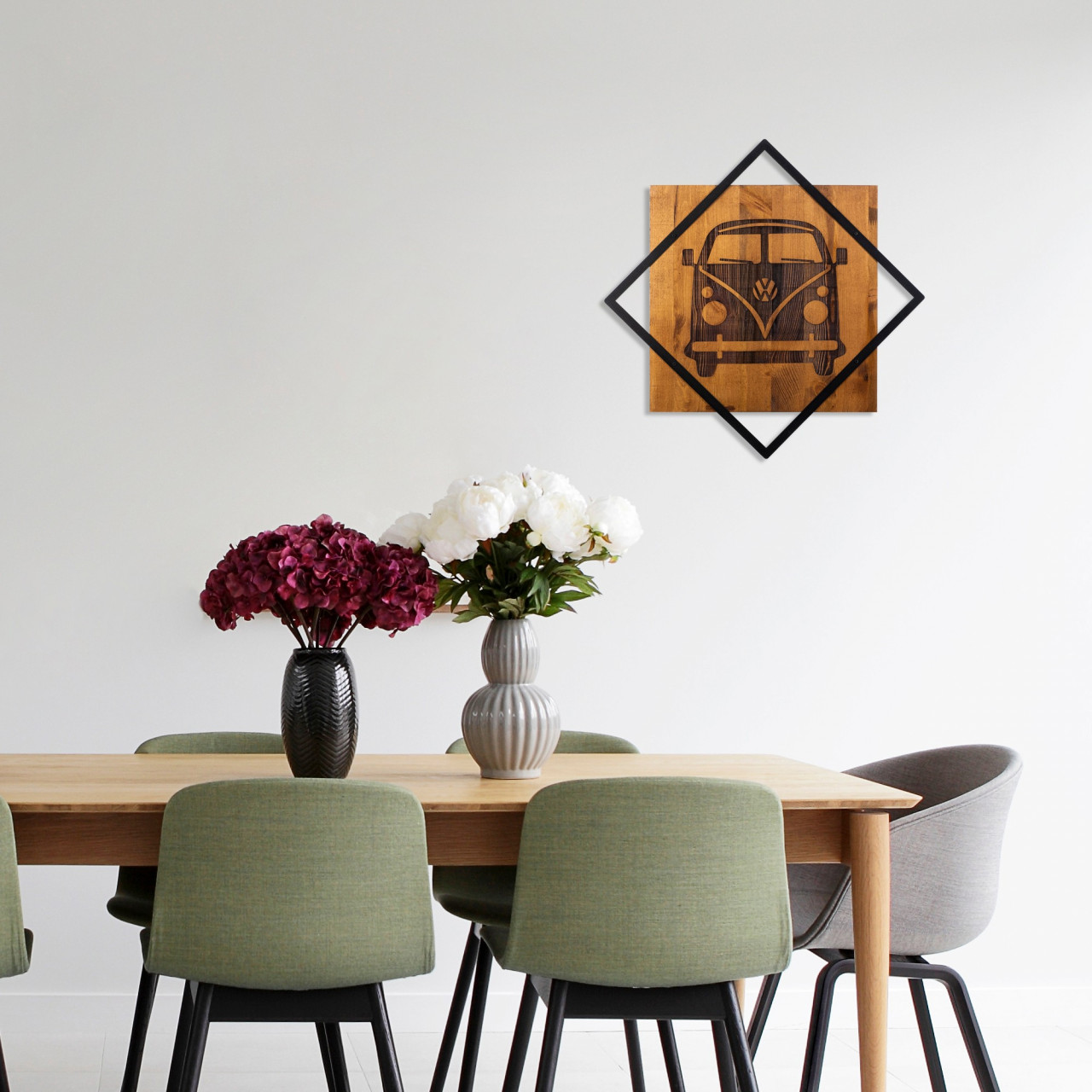 Poze Accesoriu decorativ de perete din lemn Old car