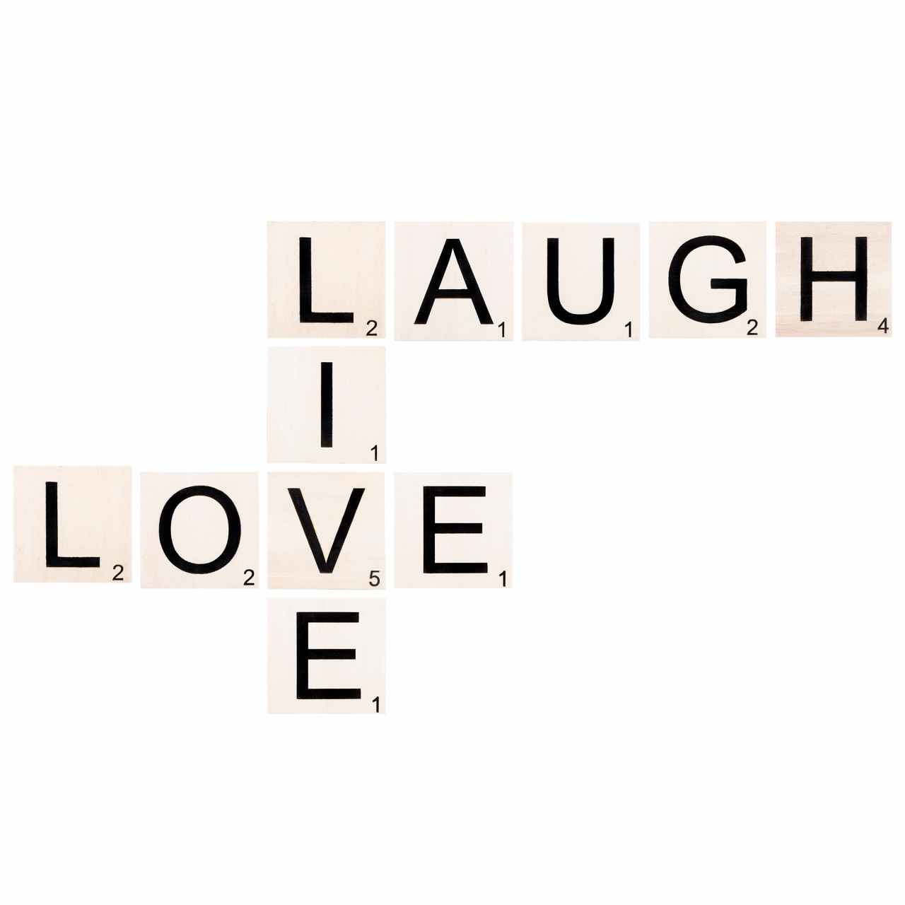Poze Accesoriu decorativ de perete din lemn Scrabble Set - 7