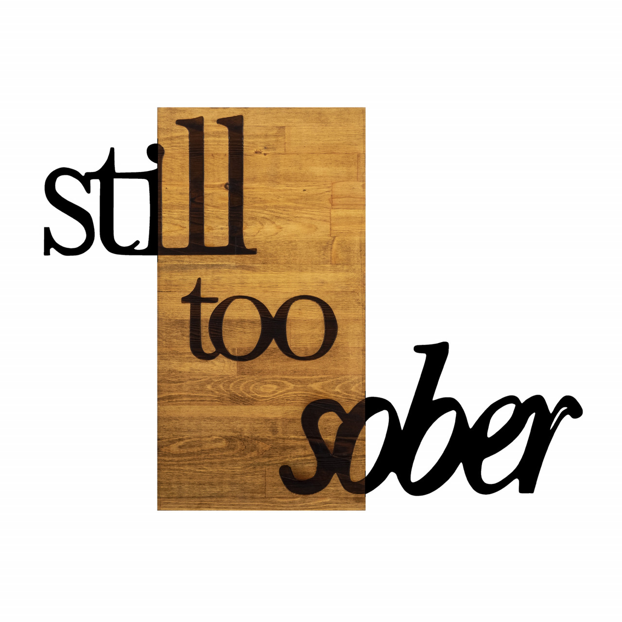 Poze Accesoriu decorativ de perete din lemn Still too sober