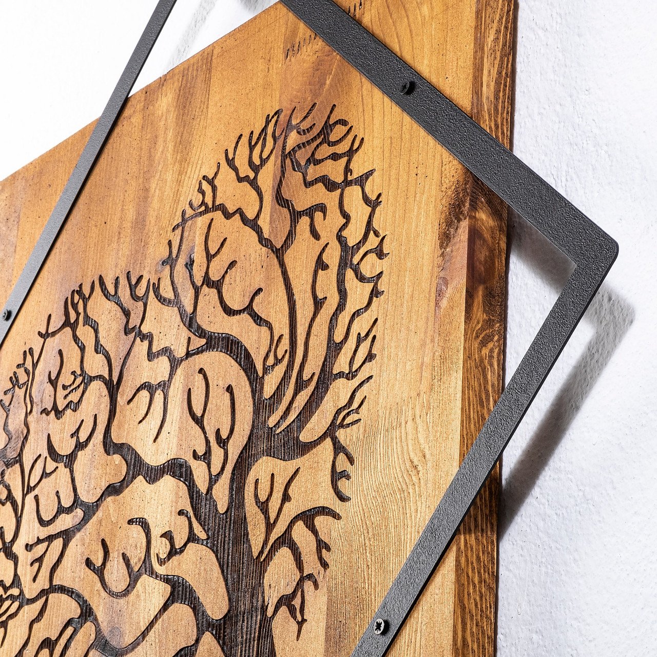 Poze Accesoriu decorativ de perete din lemn Tree 2