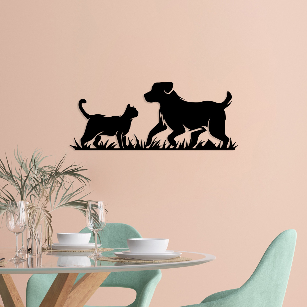 Poze Accesoriu decorativ de perete metalic Best Friends