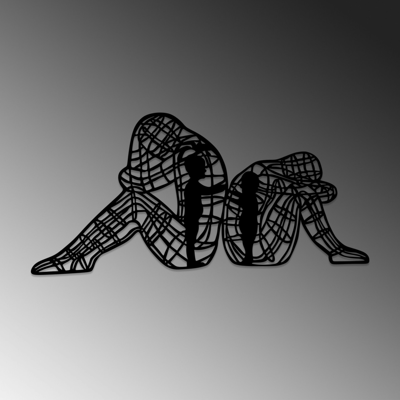 Poze Accesoriu decorativ de perete metalic Get offended