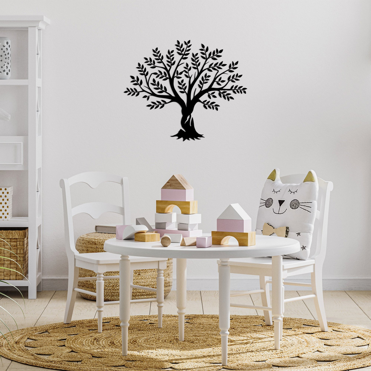 Poze Accesoriu decorativ de perete metalic Monumental Tree 11