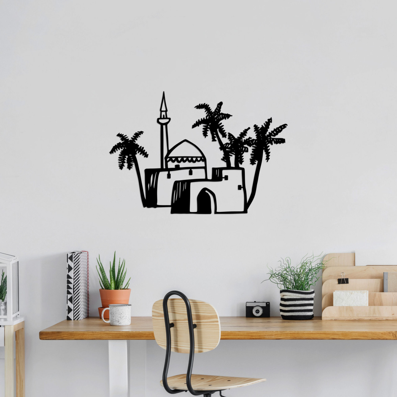 Poze Accesoriu decorativ de perete metalic Mosque - 504