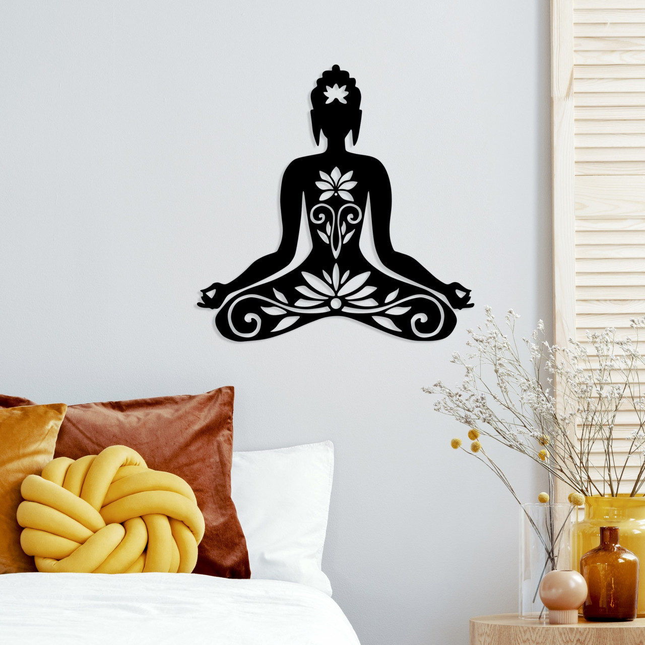 Poze Accesoriu decorativ de perete metalic Yoga 5