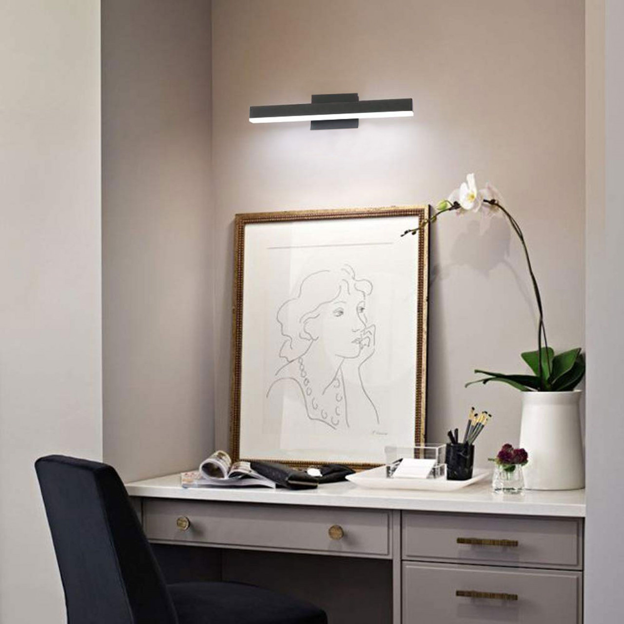 Poze Aplica LED pentru oglinda 12W 50CM APP373-1W neagra
