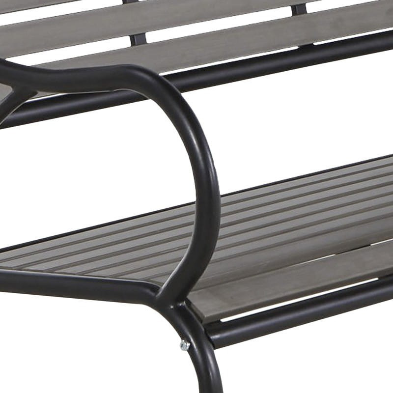 Poze Banca de gradina Laura antracit L122 cm