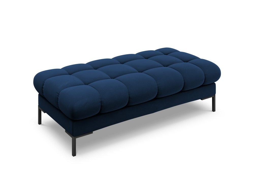 Poze Banca tapitata Bali velvet/picioare negre – L133 x l62 x h41