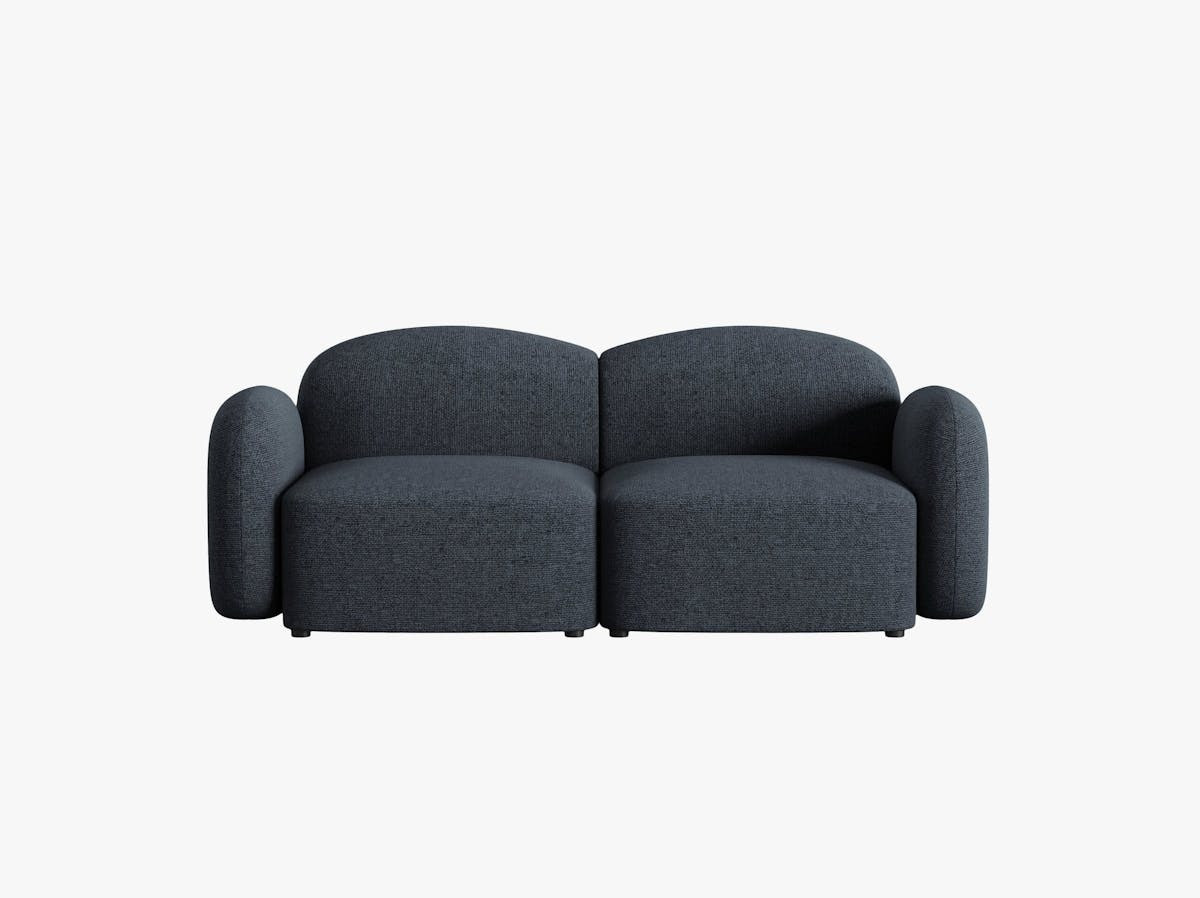 Poze Canapea 2 locuri Blair chenille L194 cm