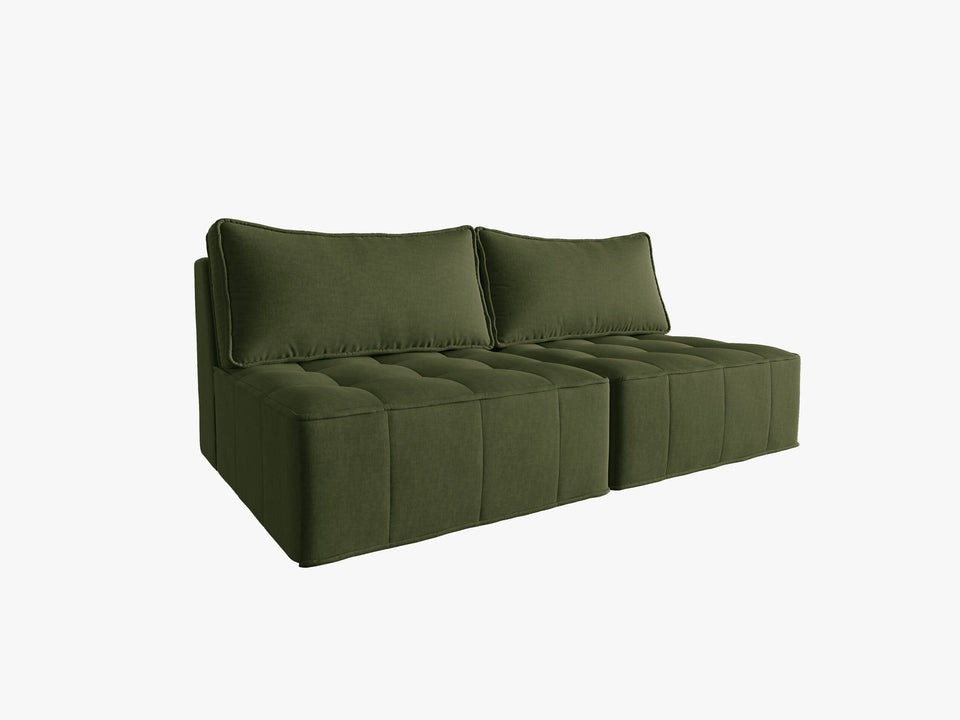 Poze Canapea 2 locuri fara brate Mike stofa L160 cm
