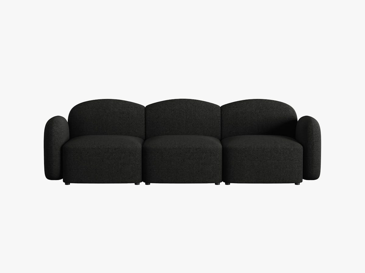 Poze Canapea 3 locuri Blair chenille L274 cm