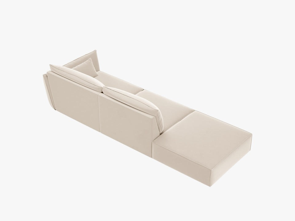 Poze Canapea deschisa 4 locuri Kaelle catifea L264 cm