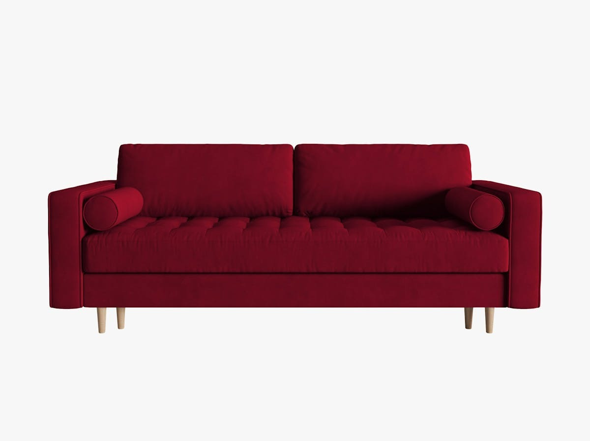 Poze Canapea extensibila 3 locuri Gobi catifea L225 cm