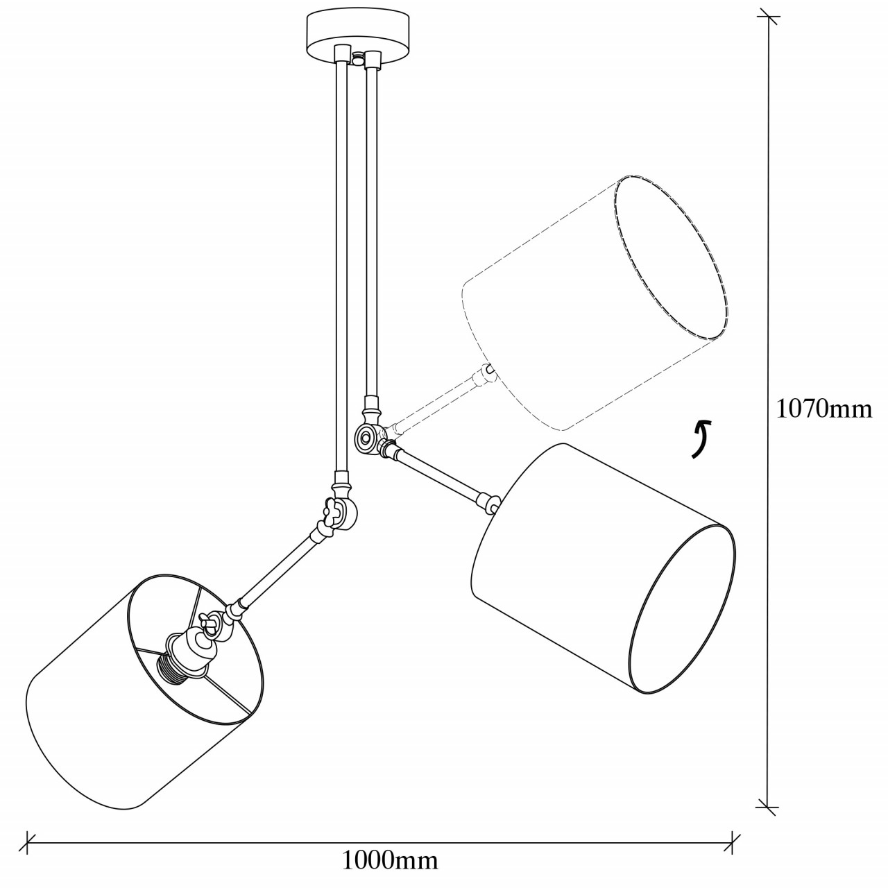 Poze Candelabru Abajur - 1411