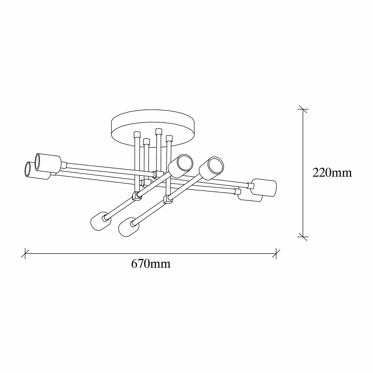 Poze Candelabru Exhaust - 1321