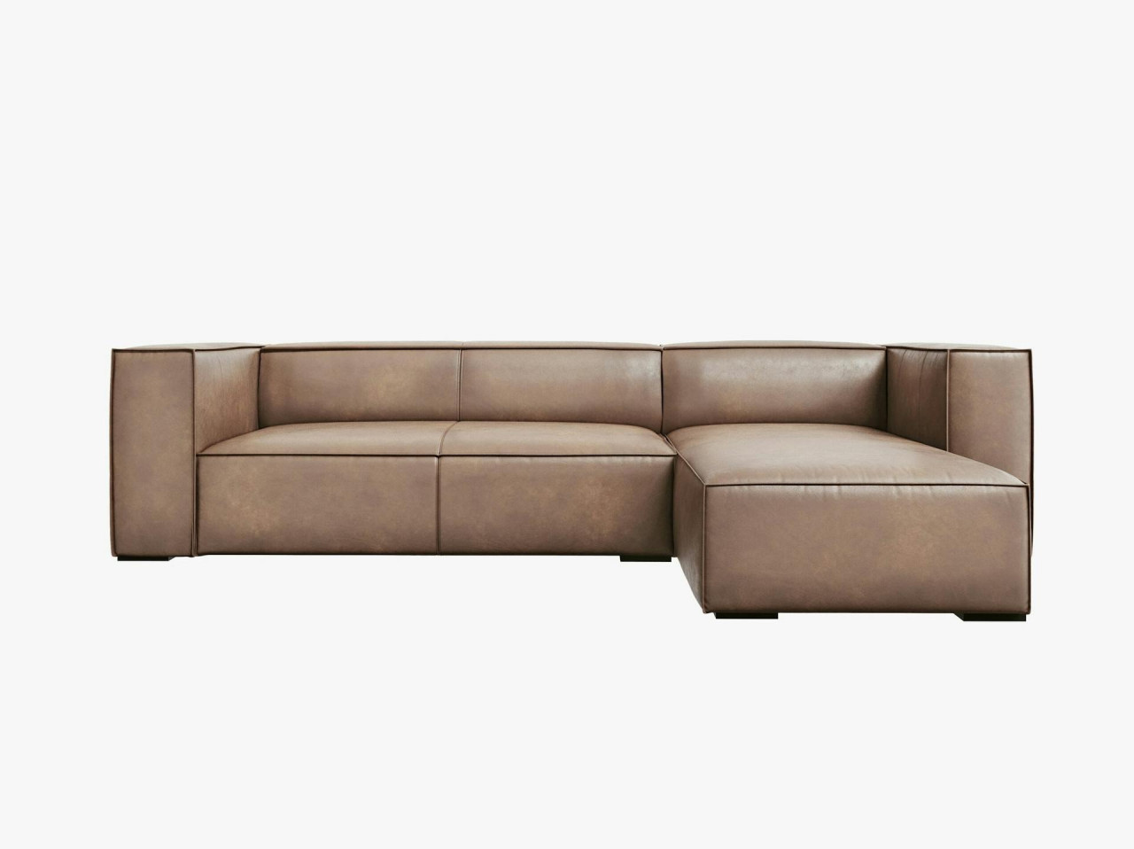Poze Coltar 4 locuri Agawa piele naturala L290 cm