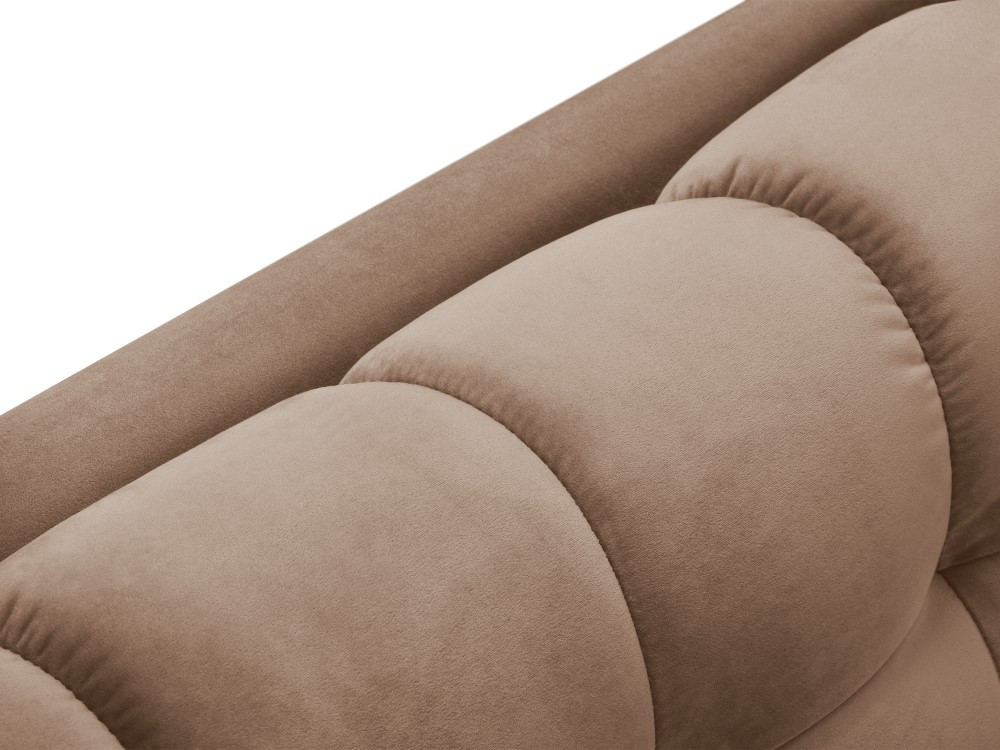 Poze Coltar 7 locuri Bali velvet/picioare gold – L383 x l185 x h75