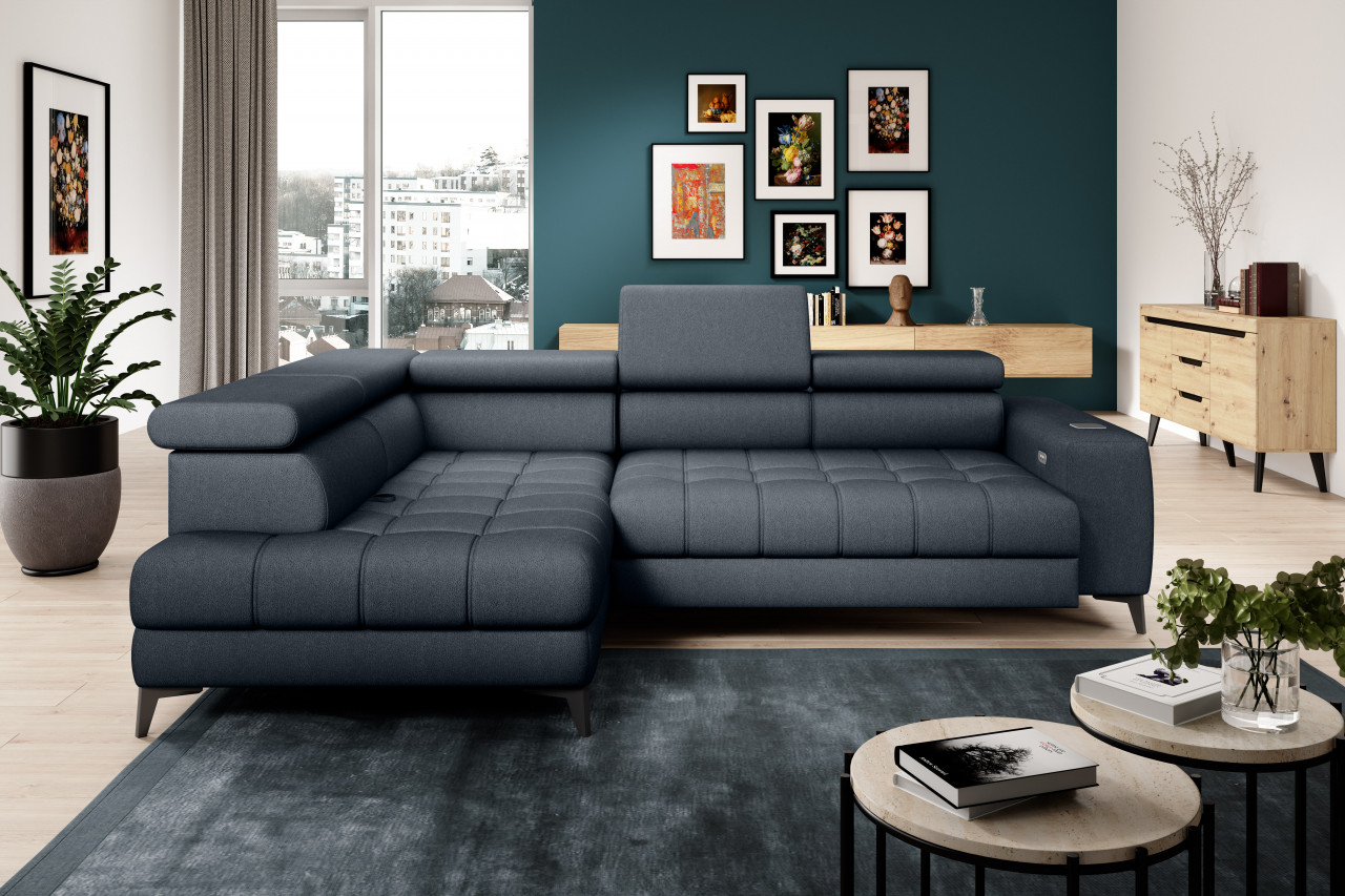 Poze Coltar cu reglaj electric Baggio - L280 x l196 x h100 cm