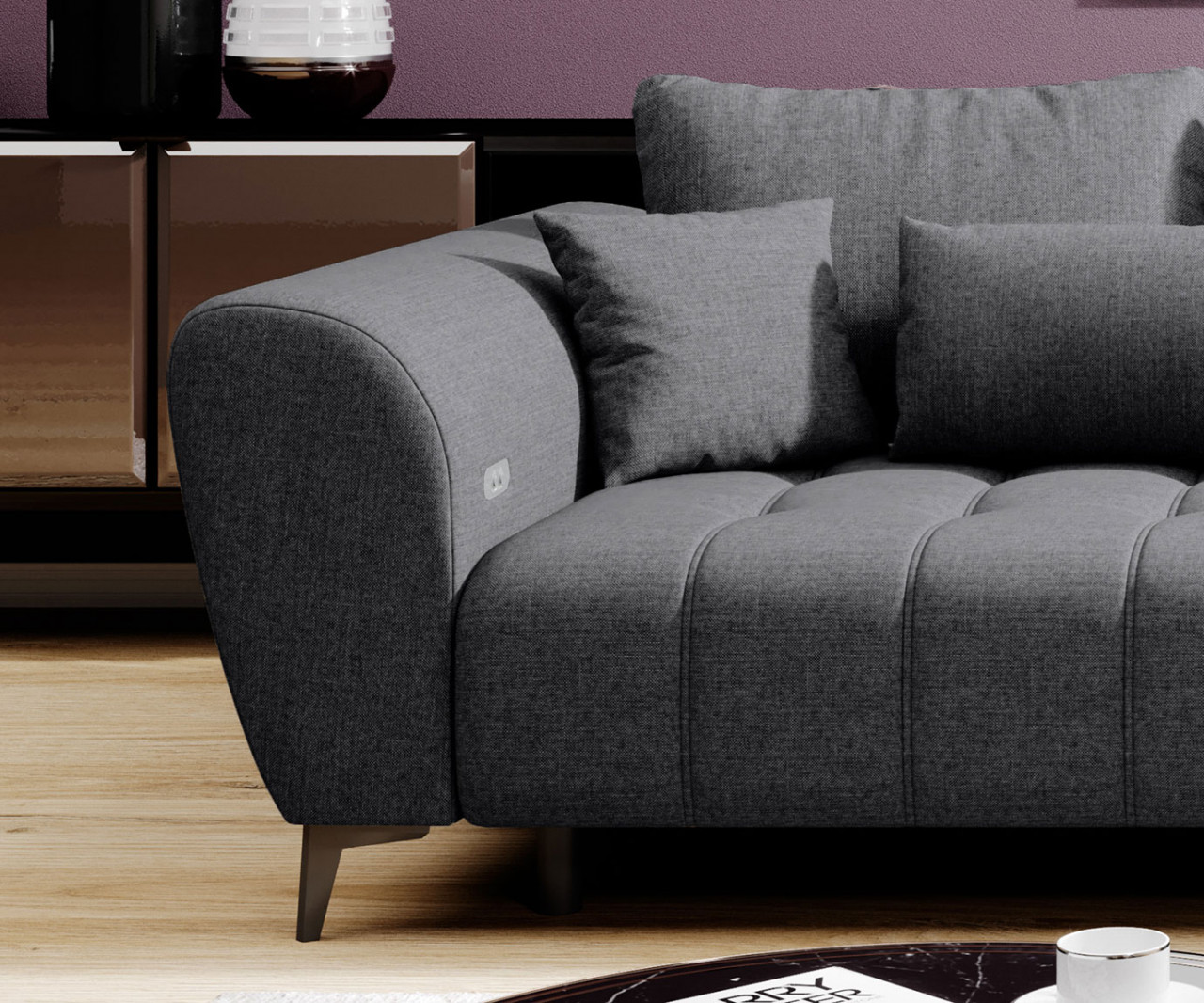 Poze Coltar cu reglaj electric Garay L287 cm
