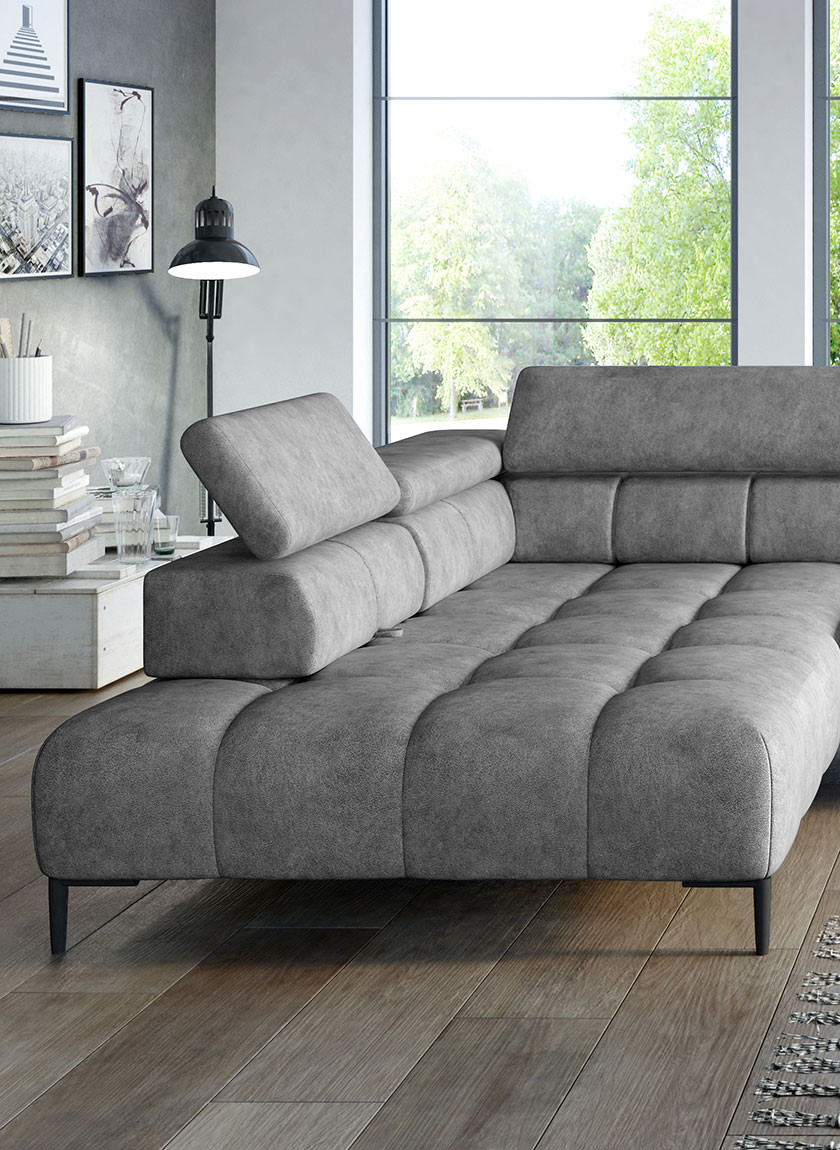 Poze Coltar cu reglaj electric Plaza XL - L385 x l216 x h99 cm