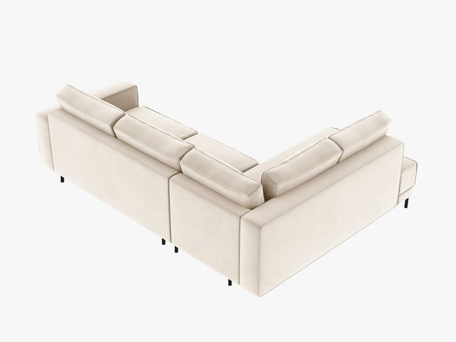 Poze Coltar extensibil 5 locuri Caro catifea L247 cm