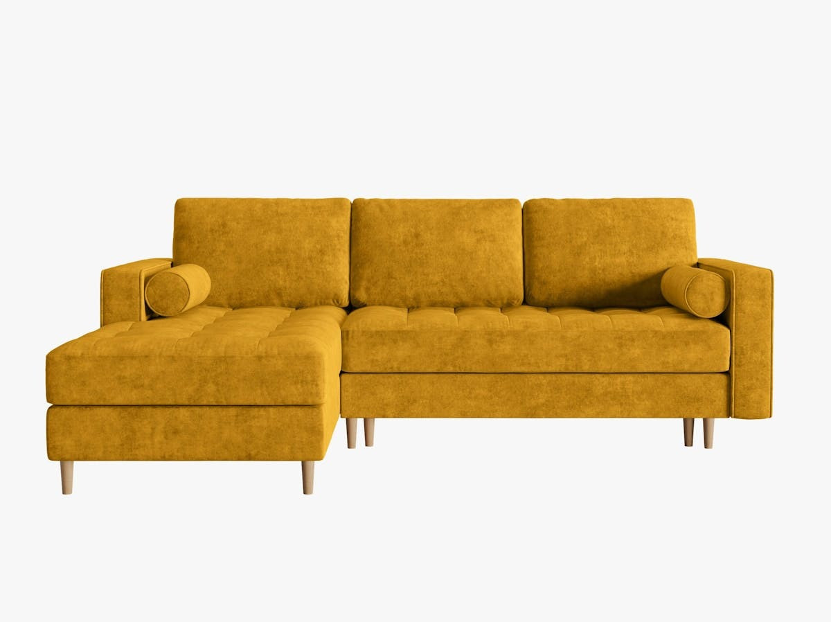 Poze Coltar extensibil 5 locuri Gobi stofa L240 cm