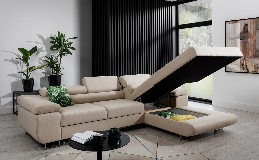 Poze Coltar living extensibil Armando – L280 x l205 x h70 cm