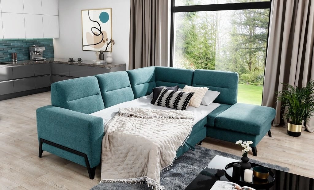 Poze Coltar living extensibil Cassara – L277 x l237 x h100