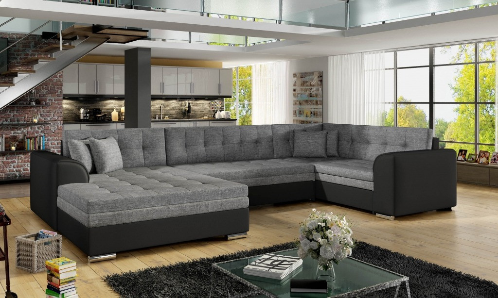 Poze Coltar living extensibil Damario – L340 x l190 x h73 cm