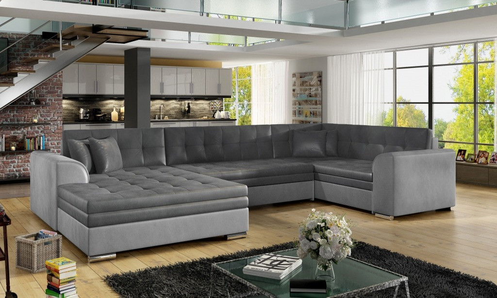 Poze Coltar living extensibil Damario – L340 x l190 x h73 cm