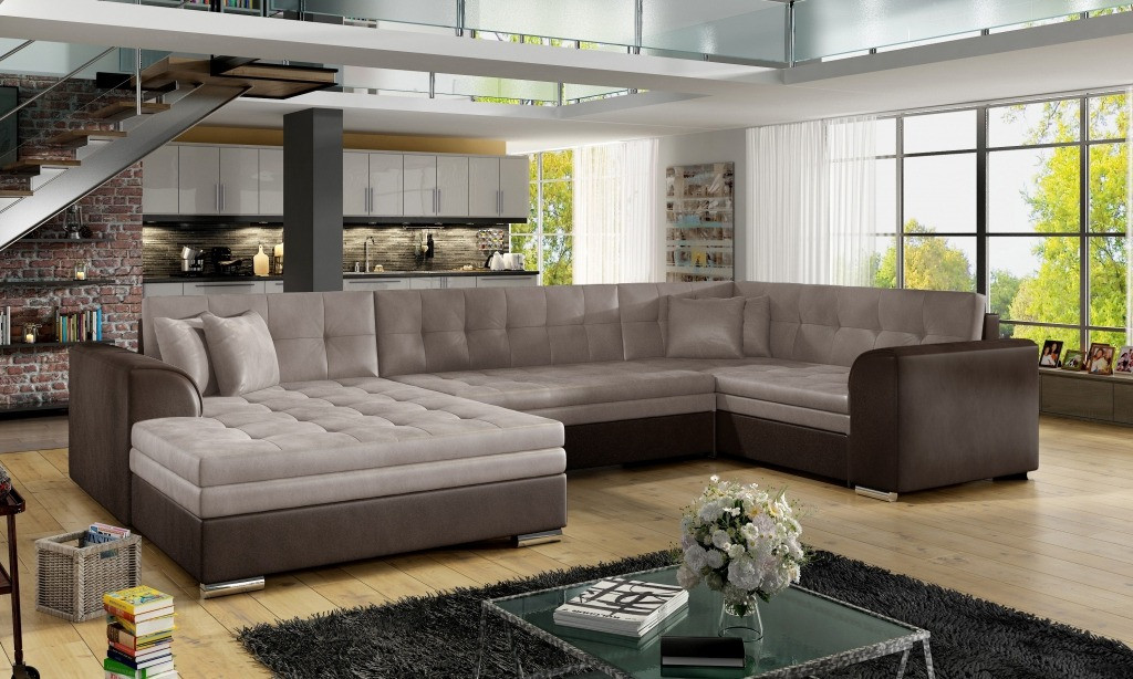 Poze Coltar living extensibil Damario – L340 x l190 x h73 cm