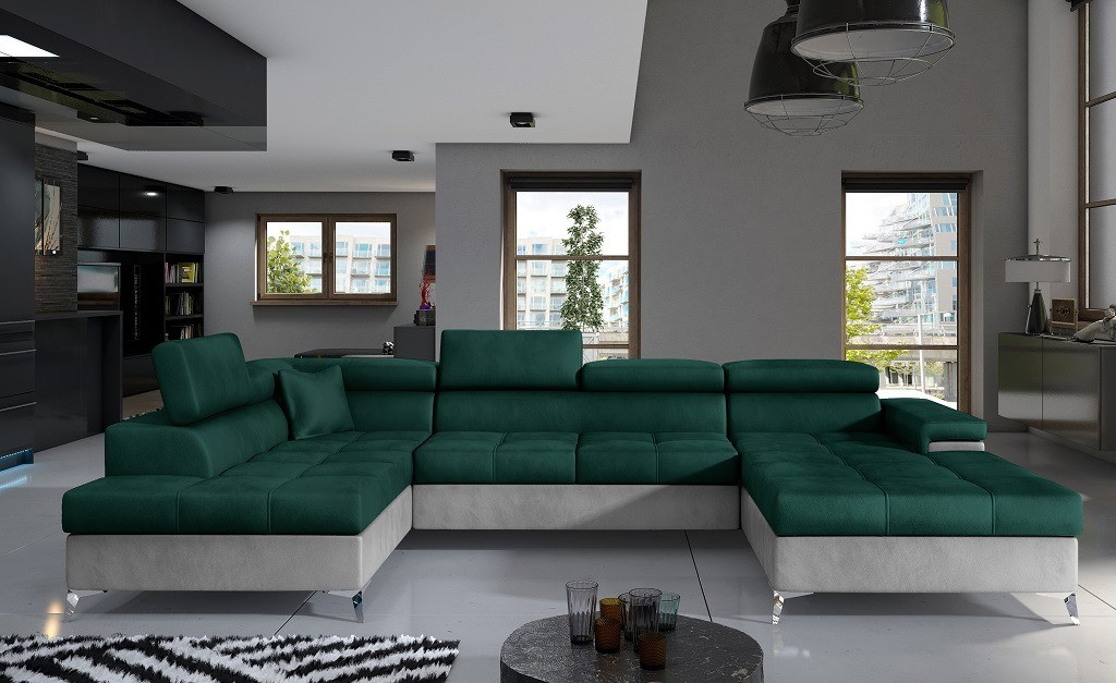 Poze Coltar living extensibil Eduardo – L345 x l202 x h90 cm