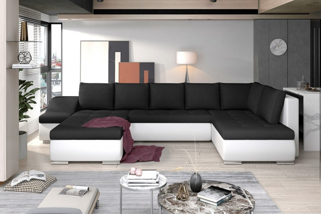 Poze Coltar living extensibil Giovanni – L340 x l200 x h88 cm