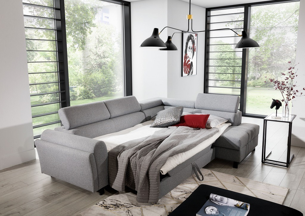 Poze Coltar living extensibil Kairos – L265 x l197 x h95 cm