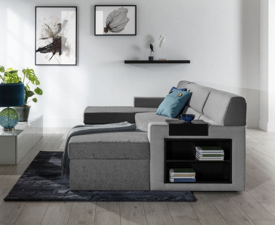 Poze Coltar living extensibil Markos – L310 x l159 x h90 cm