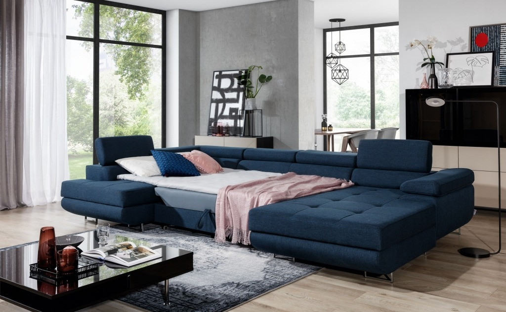 Poze Coltar living extensibil Rodrigo – L345 x l202 x h90 cm