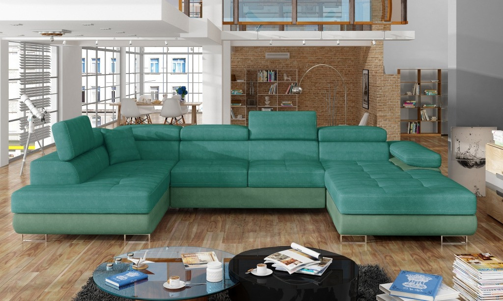 Poze Coltar living extensibil Rodrigo – L345 x l202 x h90 cm