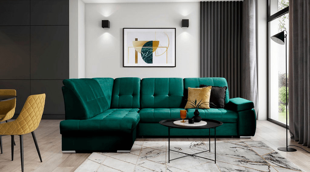 Poze Coltar living extensibil Sado – L272 x l192 x h95