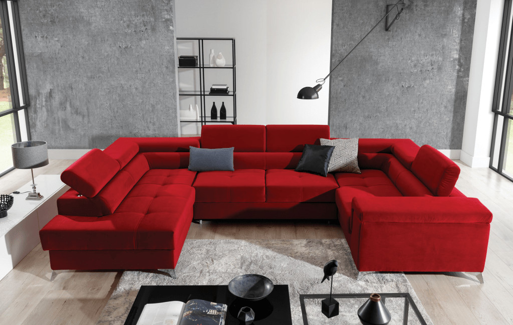 Poze Coltar living extensibil Thiago – L350 x l202 x h90 cm