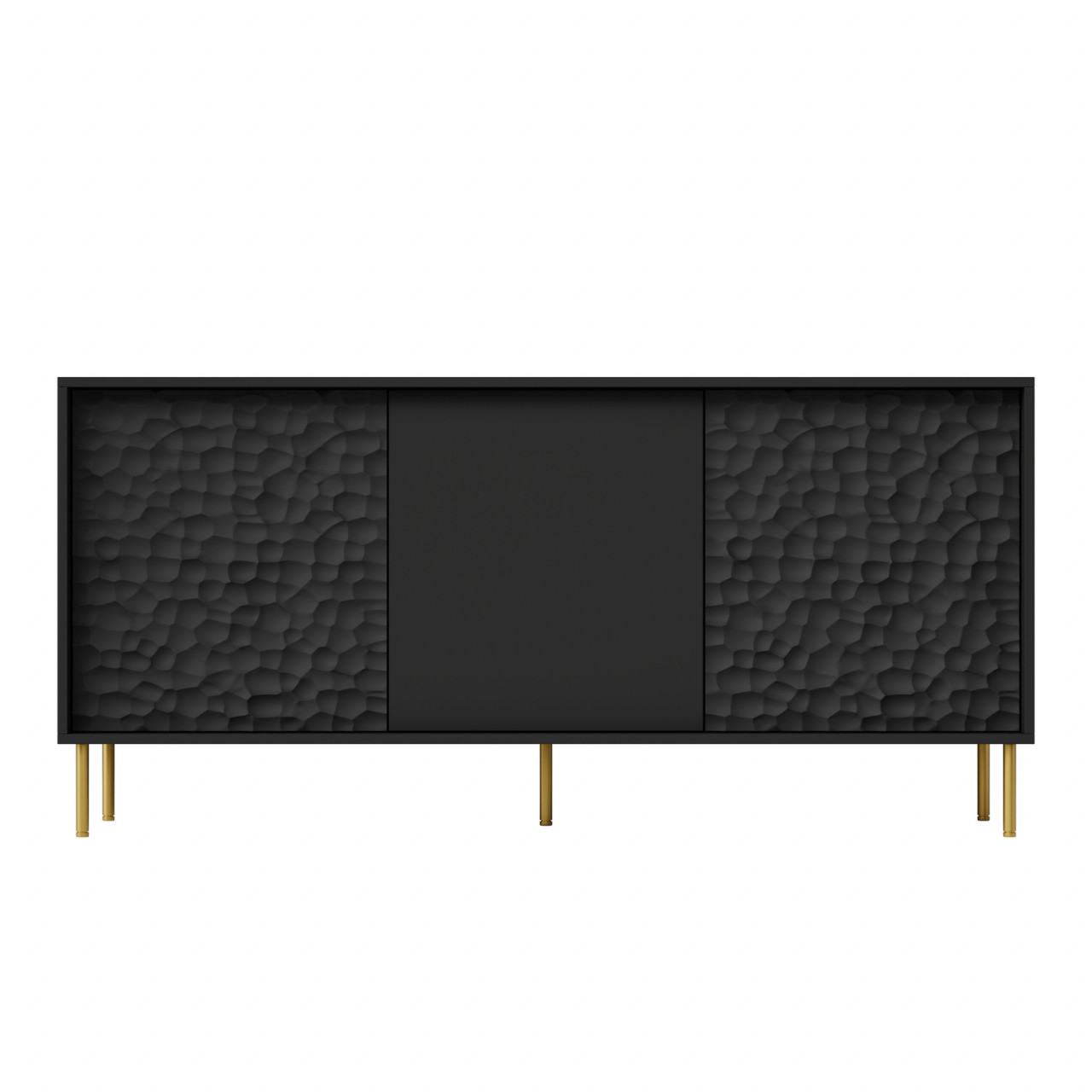 Poze Comoda Bullet KM-1 L155 cm negru/auriu