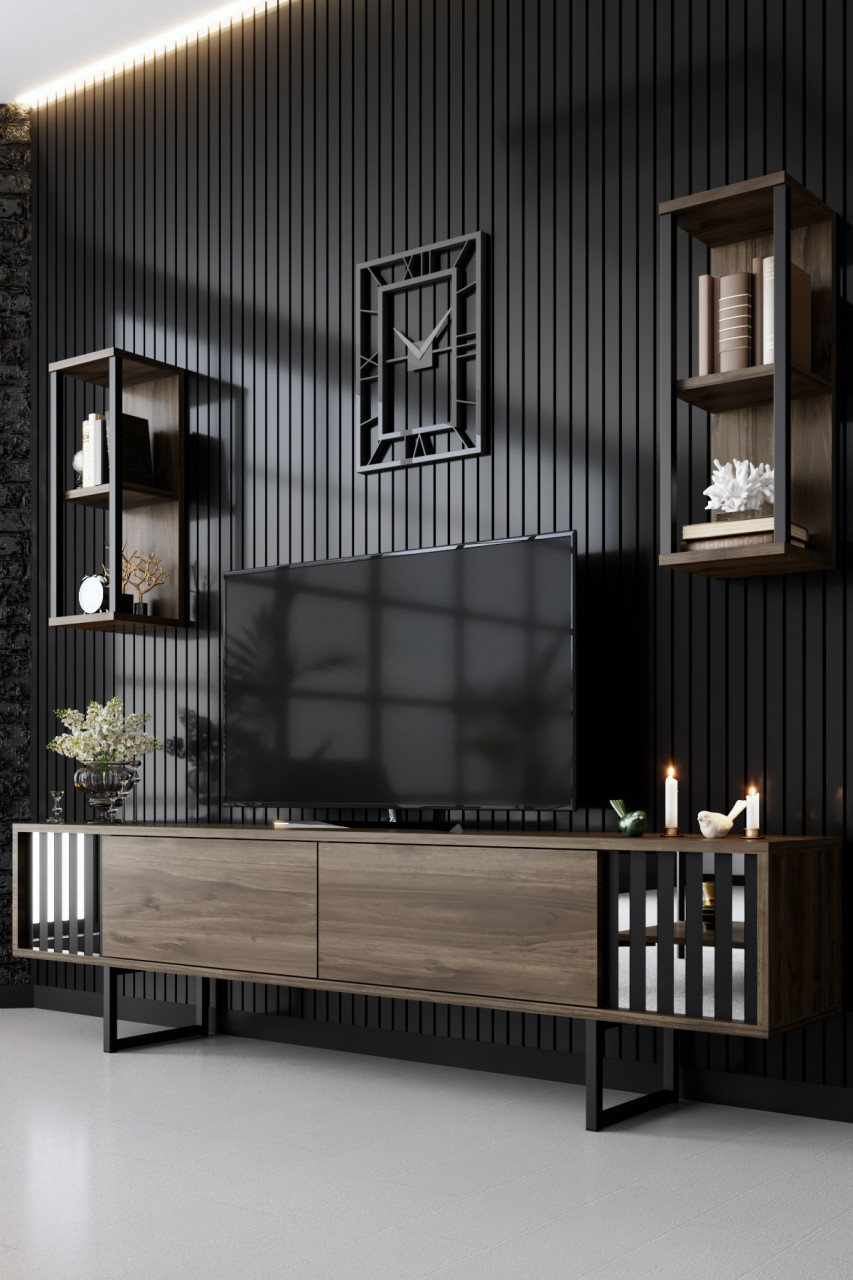 Poze Comoda TV Chrome Line nuc/negru