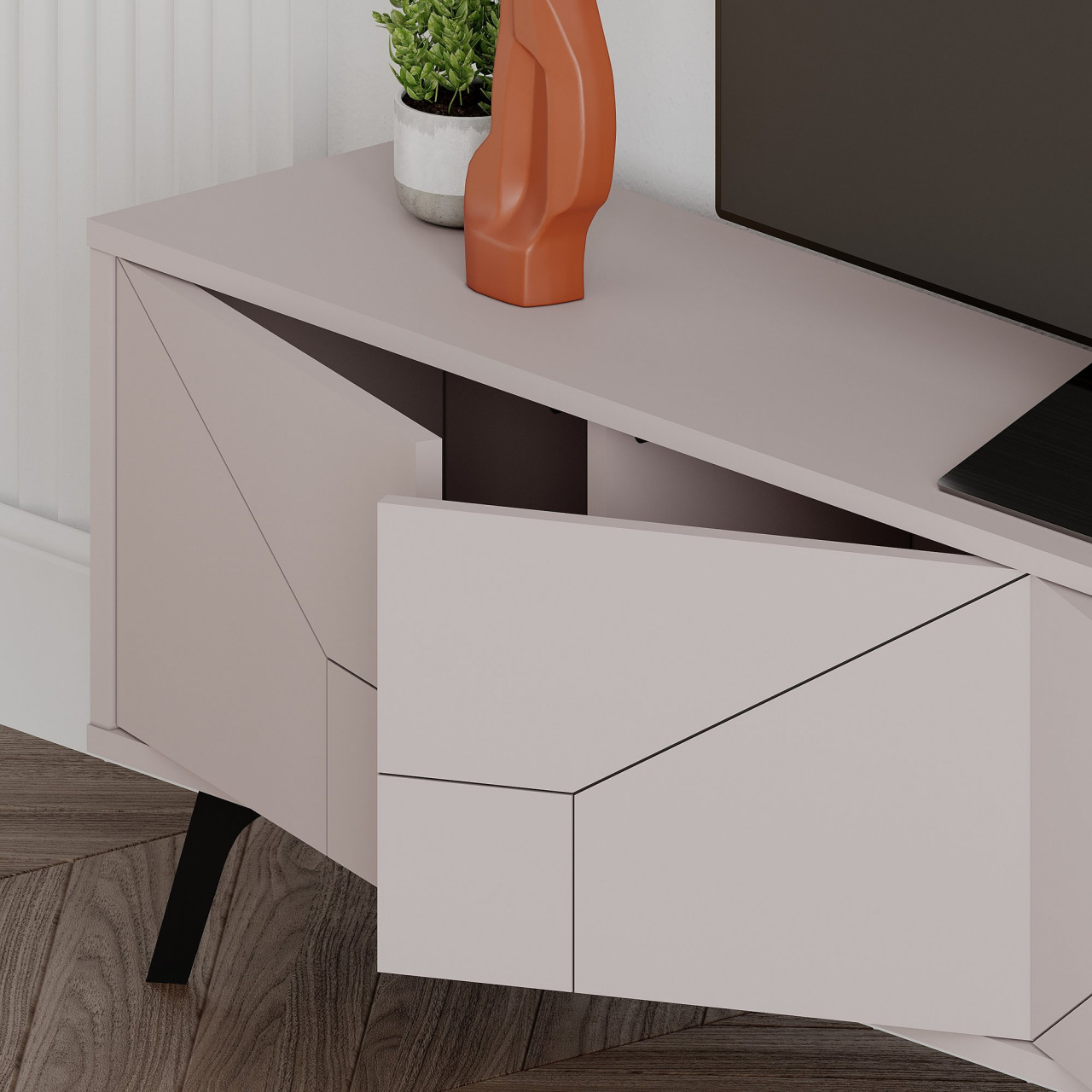 Poze Comoda TV Dune light mocha