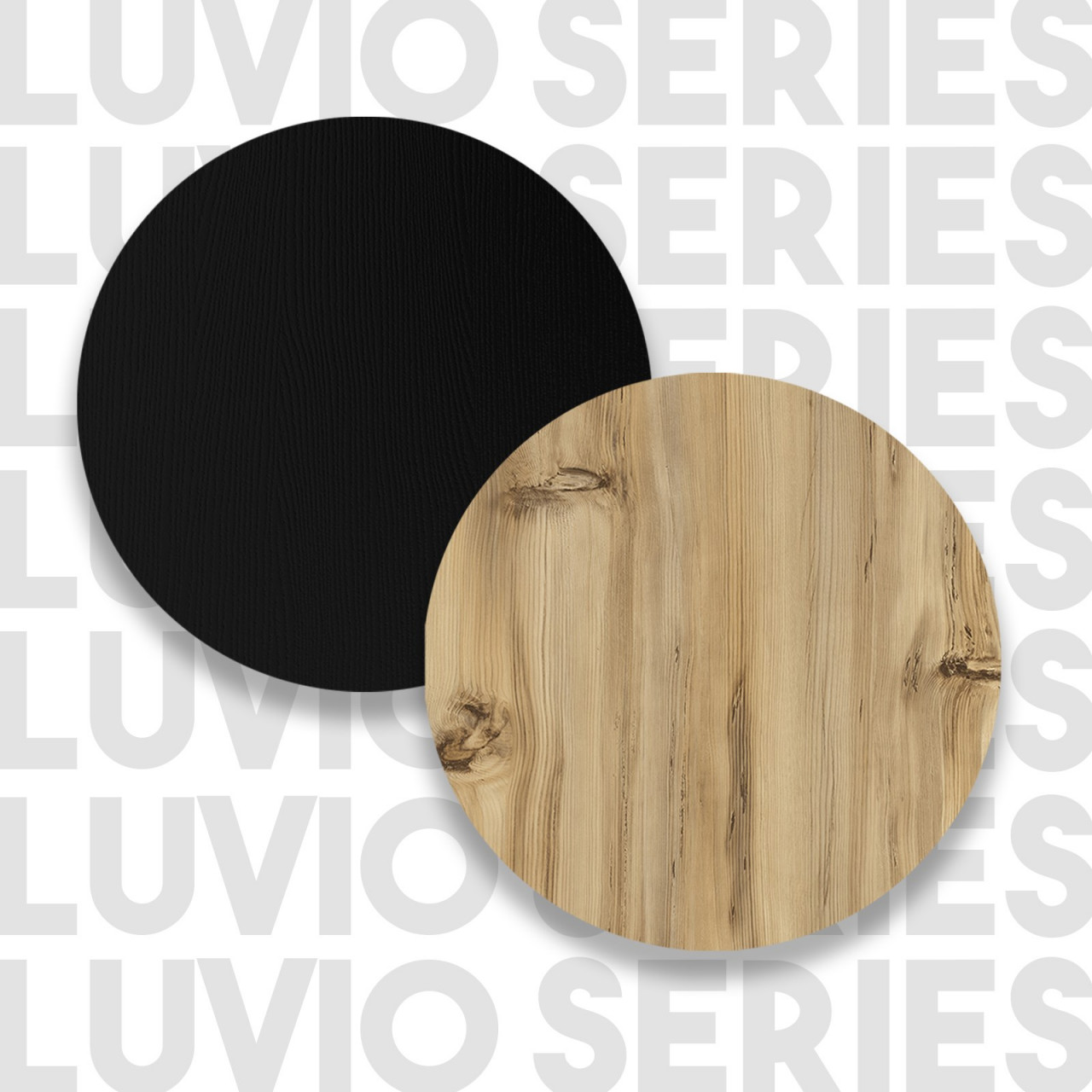 Poze Consola LV30-KL stejar/negru L160 cm - H75,6 cm